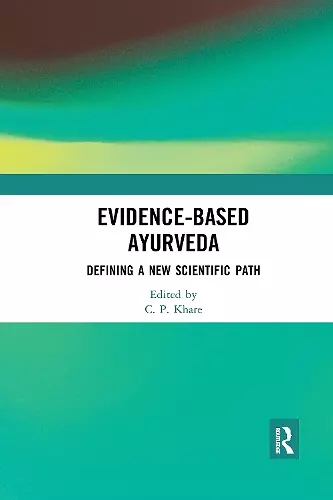 Evidence-based Ayurveda cover