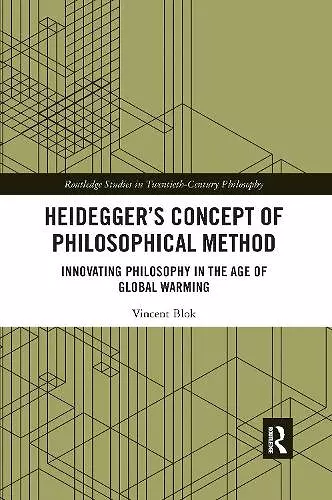 Heidegger’s Concept of Philosophical Method cover