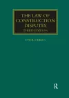 The Law of Construction Disputes cover