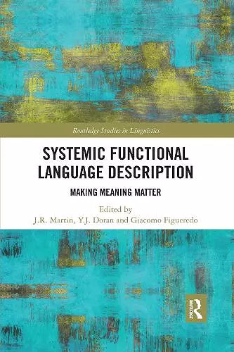 Systemic Functional Language Description cover