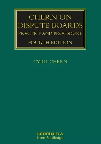 Chern on Dispute Boards cover