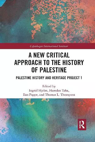 A New Critical Approach to the History of Palestine cover