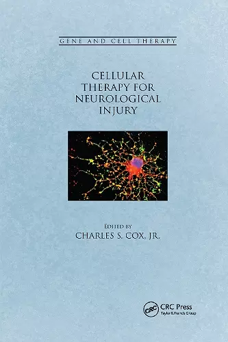 Cellular Therapy for Neurological Injury cover