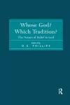 Whose God? Which Tradition? cover