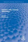 Children with Literacy Difficulties cover