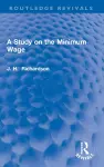 A Study on the Minimum Wage cover