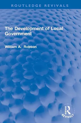 The Development of Local Government cover