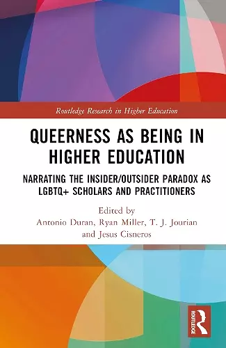 Queerness as Being in Higher Education cover