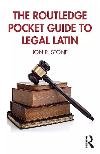The Routledge Pocket Guide to Legal Latin cover