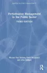 Performance Management in the Public Sector cover
