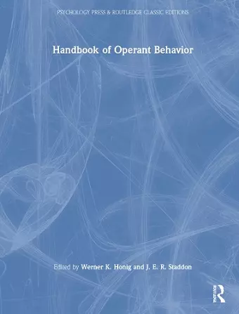 Handbook of Operant Behavior cover