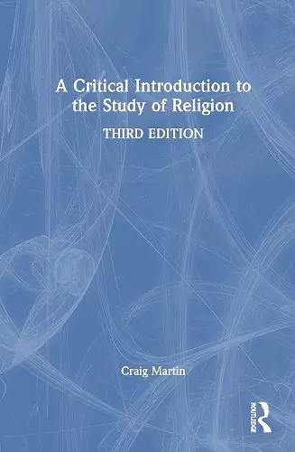 A Critical Introduction to the Study of Religion cover