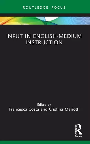 Input in English-Medium Instruction cover