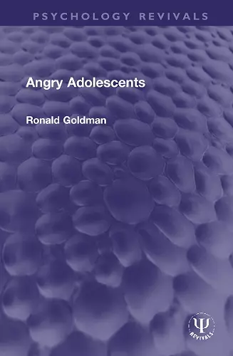 Angry Adolescents cover