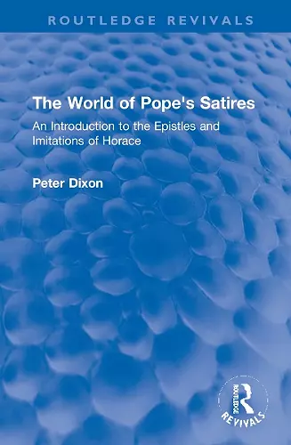 The World of Pope's Satires cover