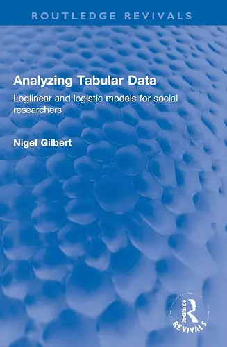 Analyzing Tabular Data cover