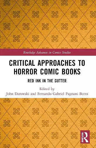 Critical Approaches to Horror Comic Books cover