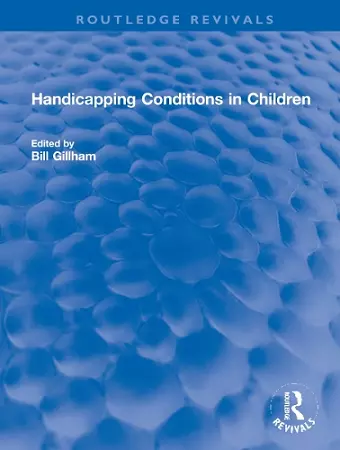 Handicapping Conditions in Children cover