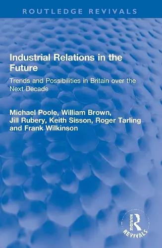 Industrial Relations in the Future cover