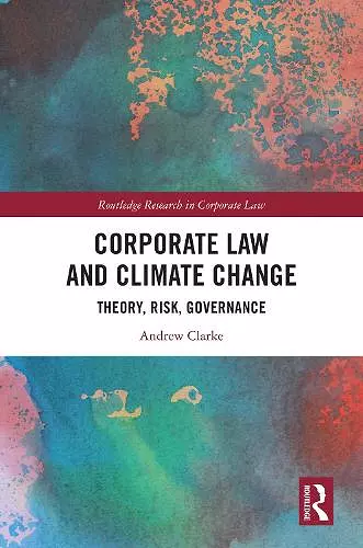 Corporate Law and Climate Change cover