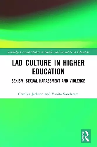 Lad Culture in Higher Education cover