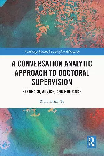 A Conversation Analytic Approach to Doctoral Supervision cover