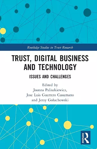 Trust, Digital Business and Technology cover