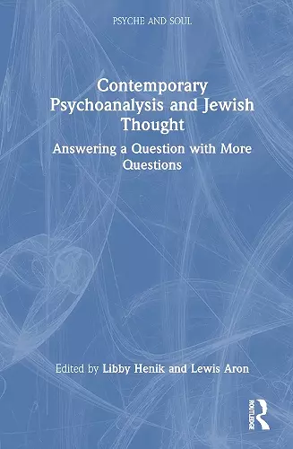 Contemporary Psychoanalysis and Jewish Thought cover