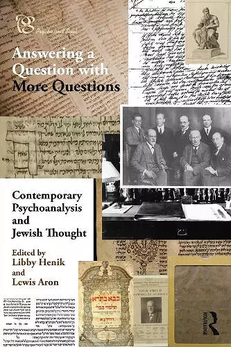 Contemporary Psychoanalysis and Jewish Thought cover