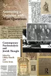 Contemporary Psychoanalysis and Jewish Thought cover