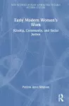 Early Modern Women’s Work cover