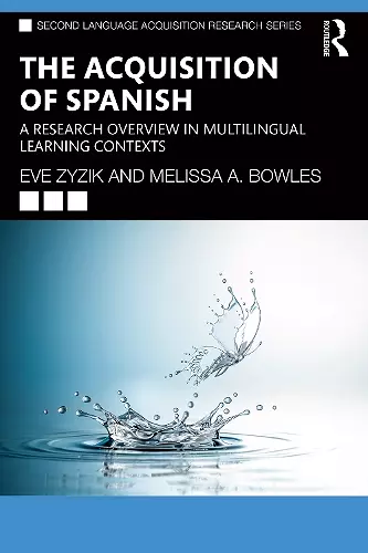 The Acquisition of Spanish cover