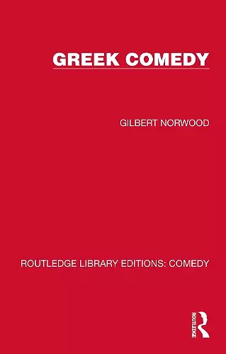 Greek Comedy cover