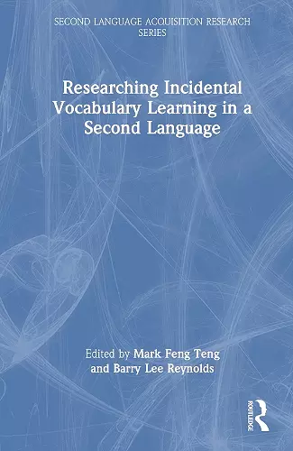 Researching Incidental Vocabulary Learning in a Second Language cover