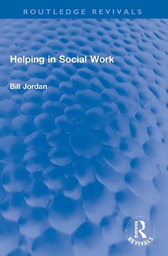 Helping in Social Work cover