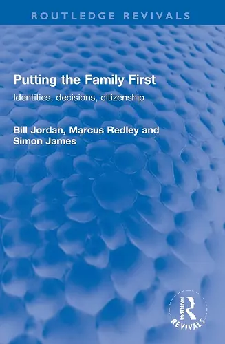 Putting the Family First cover