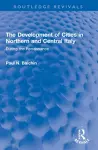 The Development of Cities in Northern and Central Italy cover