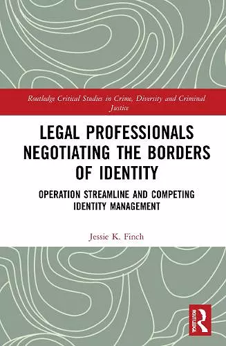 Legal Professionals Negotiating the Borders of Identity cover