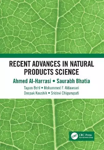 Recent Advances in Natural Products Science cover