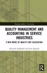 Quality Management and Accounting in Service Industries cover