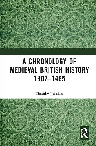 A Chronology of Medieval British History cover