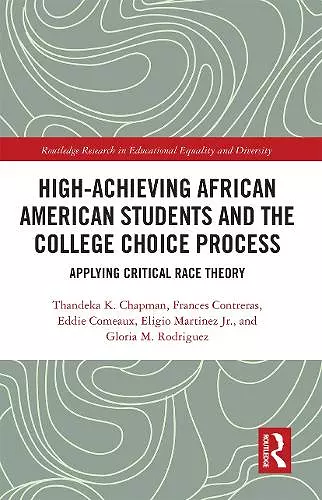 High Achieving African American Students and the College Choice Process cover