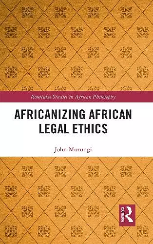 Africanizing African Legal Ethics cover