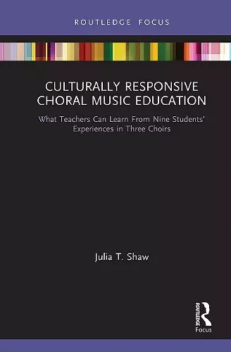 Culturally Responsive Choral Music Education cover