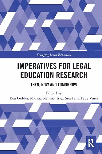 Imperatives for Legal Education Research cover