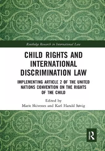 Child Rights and International Discrimination Law cover