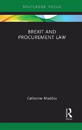 Brexit and Procurement Law cover