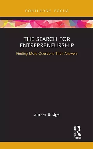 The Search for Entrepreneurship cover