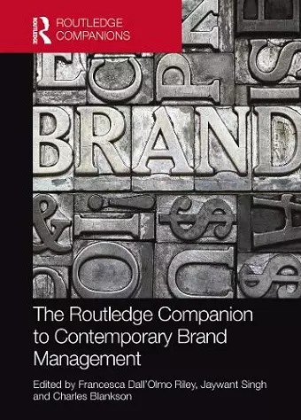 The Routledge Companion to Contemporary Brand Management cover