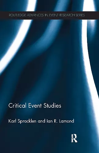 Critical Event Studies cover